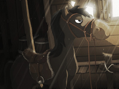 Horse bridgy cartoon character funny game horse illustration ios ipad iphone