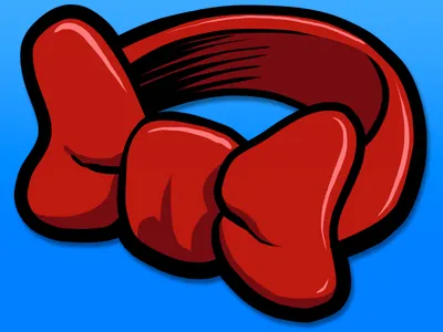 Bowtie icons illustration