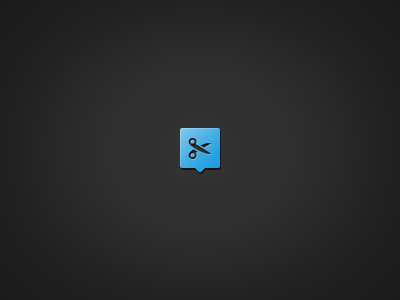 Snip.it Button animation button icon logo scissors snip.it