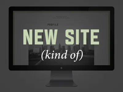 Prelude to a new portfolio css html personal portfolio responsive site typography web