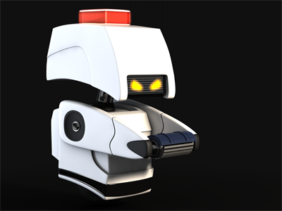 M-O 3d c4d cinema 4d film futur m o robot wall e wall e