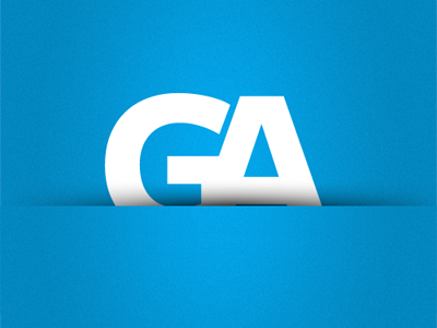 New Personal Logo blue gradient logo personal shadow