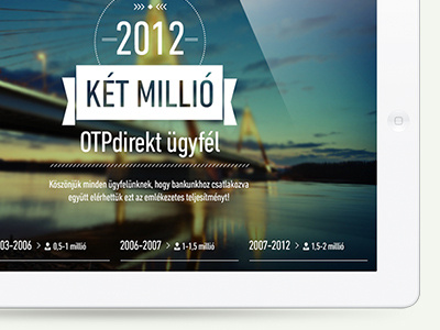 OTPdirekt microsite ipad microsite otp