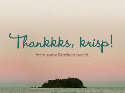 first one beach brazil debut island thanks