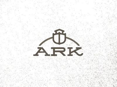 Ark Logo ark church icon logo rainbow typography