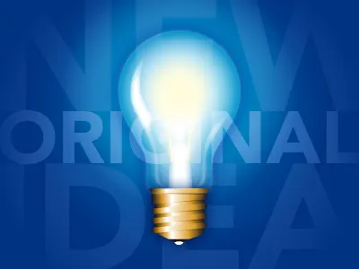 What a great... ad bulb idea illustration mohldesign print