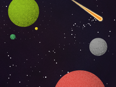 Planets illustration planets space