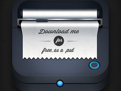 A free .psd... free icon photoshop psd