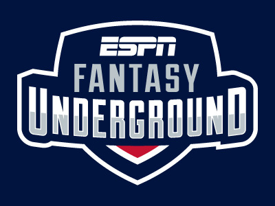 ESPN Fantasy Underground logo brand design espn icon identity illustration illustrator logo sports update