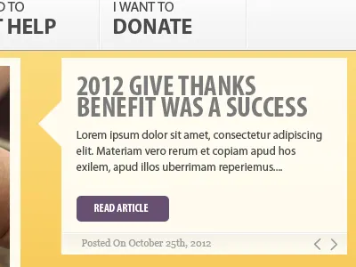 Featured Article Module - WIP featured module rotational