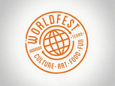 Worldfestlogo branding identity logo