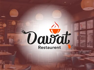 Dawat Restaurant branding creative design emonahmed543 graphic design logo logo design logomaker