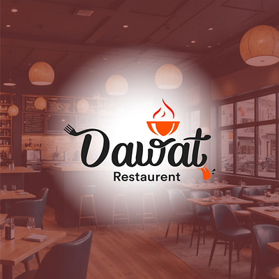 Dawat Restaurant branding creative design emonahmed543 graphic design logo logo design logomaker