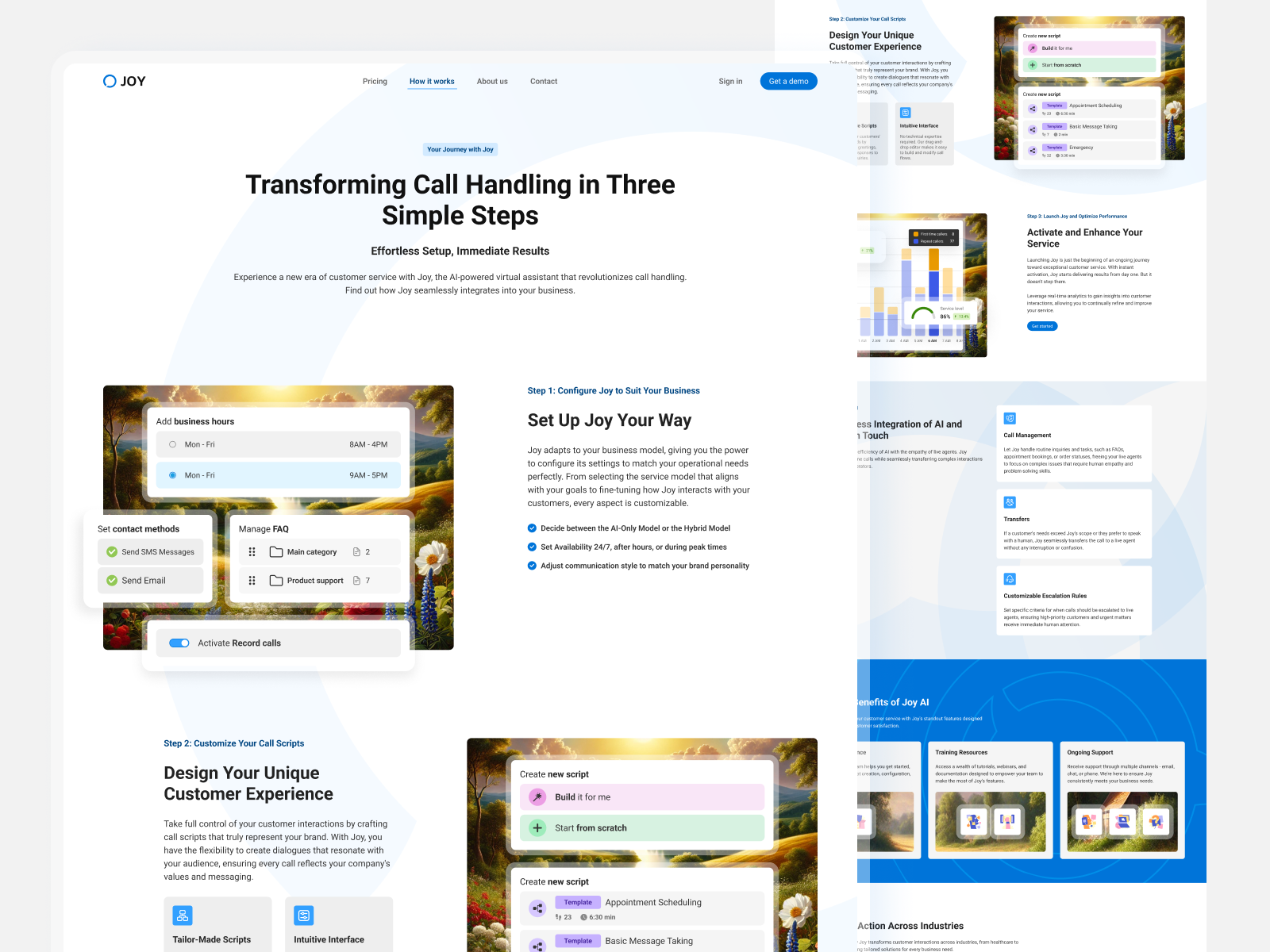 Example of Custom B2 B Website Design (UX/UI)