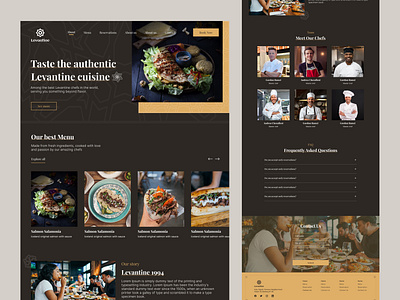 Restaurant Website arab clean design dishes fastfood website food and beverage food menu food ordering website landing page middle east middle eastern minimal design pizza restaurant app resturant website shawarma ui design web app webdesign