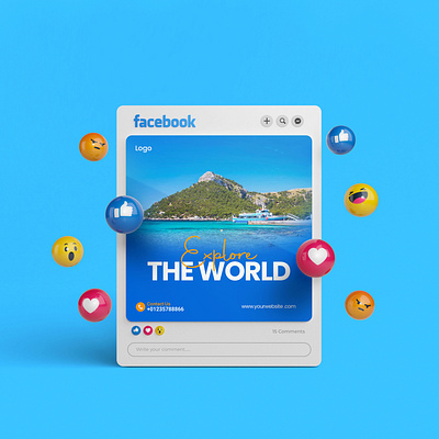 Travel Social Media Post Design adventure branding explore marketing travel travel agency marketing travel design travel industry travel marketing world