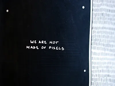 Binary Series (detail) comics digital illustration paper pixels sequential art