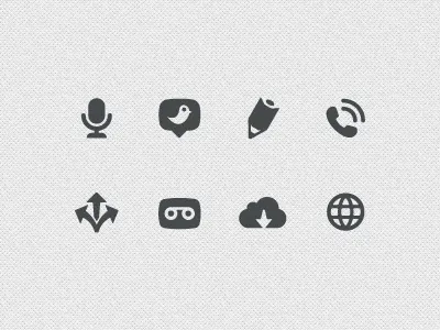 Communication Icons black communication icon set icons mono texture ui