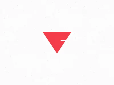 Francis Vega Portfolio Logo logo portfolio red web white