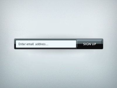 Sign up Rebound - Rebound animated clean email rebound sign up simple ui