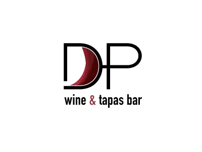 Divine Prime glass identity liquid logo restaurant wine