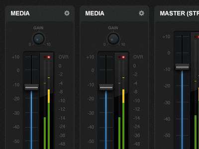 Audio audio mixer ui