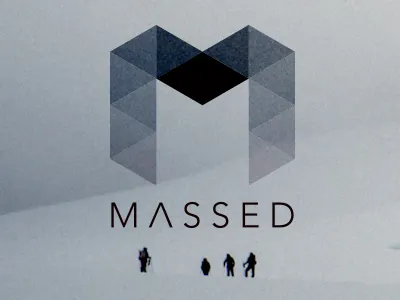 Massed Logo action sports geometric logo outdoor