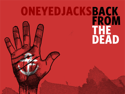 Back From The Dead album black cover music red white