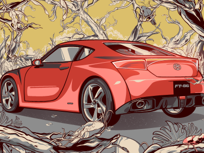 Ft86 cars. ft 86 illustration