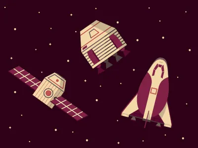 Navicelle Spaziali space spaceship stars