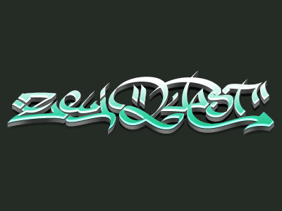 Zeliquest graffiti illustration tag tagging