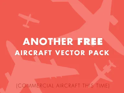 Free Aircraft Vector Pack airbus aircraft airplane boeing cessna commercial aircraft icons pack plane vectors