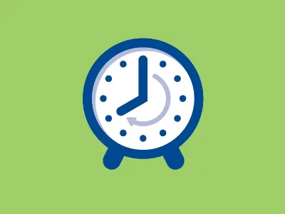 It's a Clock. blue clock green lowes time change