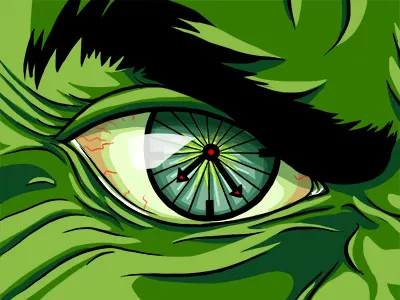 Don't make me wait anger bolshekrasnogo clock green hulk