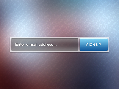 Sign Up button email form input interface newsletter sign up user
