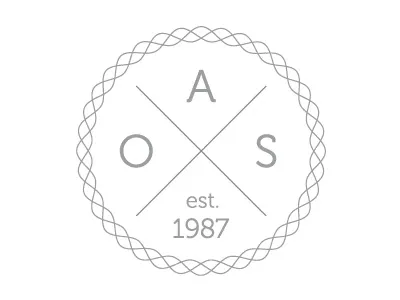 Alexos X est. 1987 1987 alex olmos alexos established logo