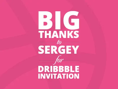 Thanks! debuts dribbble invitation invite pink thanks type typography
