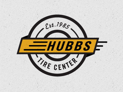 Tire Center Logo automotive branding circle clean corporate id deco garage identity legacy lines logo mechanic retro tires