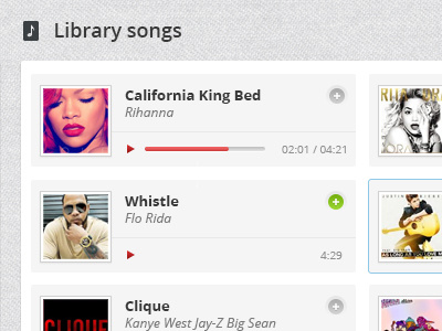 Playlist (3) add checkbox equaliser libraries library music pause play player playlist radio button remove selected songs stop ui