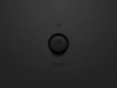 Controller app control dark grey ios push round texture thumb ui vector