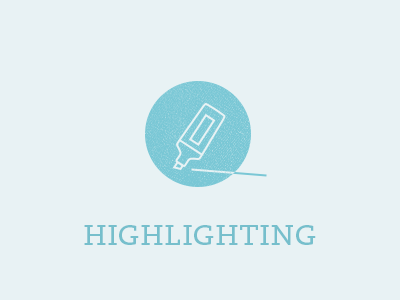 Highlighting highlight highlighter highlighting icon
