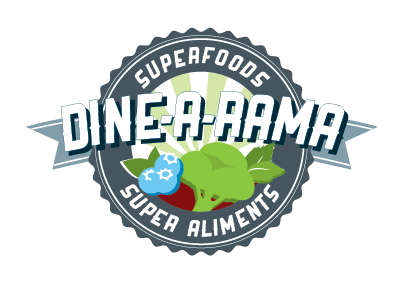 Dine-A-Rama logo identity illustration logo