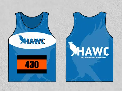 HAWC Running Vest bird charity hawc hawk