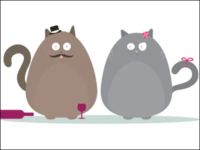 The Cat Is Wack cat doodle illustrator vector