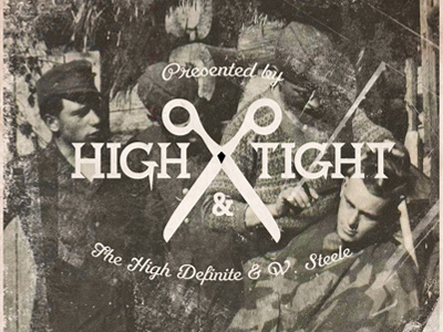 High & Tight Final album army art cover design dj haircut military mixtape music photo typography