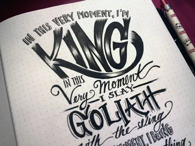 Lettering Lyrics, Nicki Minaj hand lettering nicki minaj pen sketchbook typography