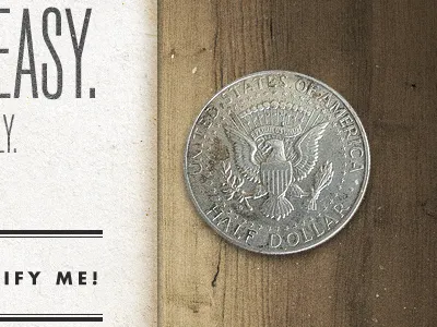 Wood & Coins vintage