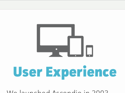 User experience