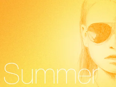 Summer drawing pencil summer