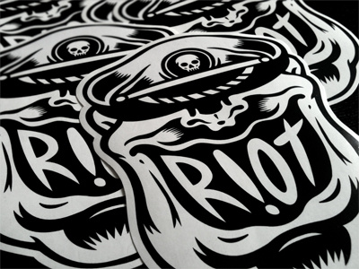 R!OT stickers art bulawayo graphic design illustration johannesburg south africa zimbabwe